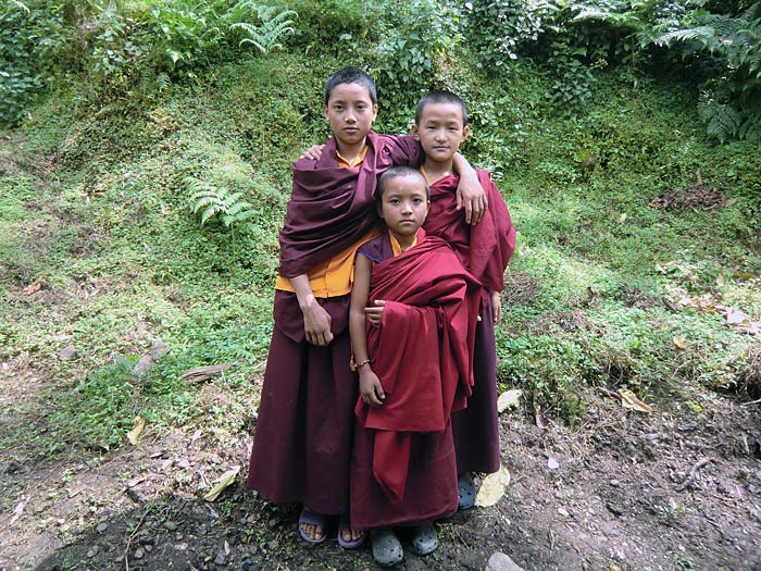monks in Sikkim