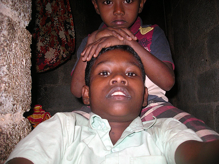 selfie with friend in Kerala