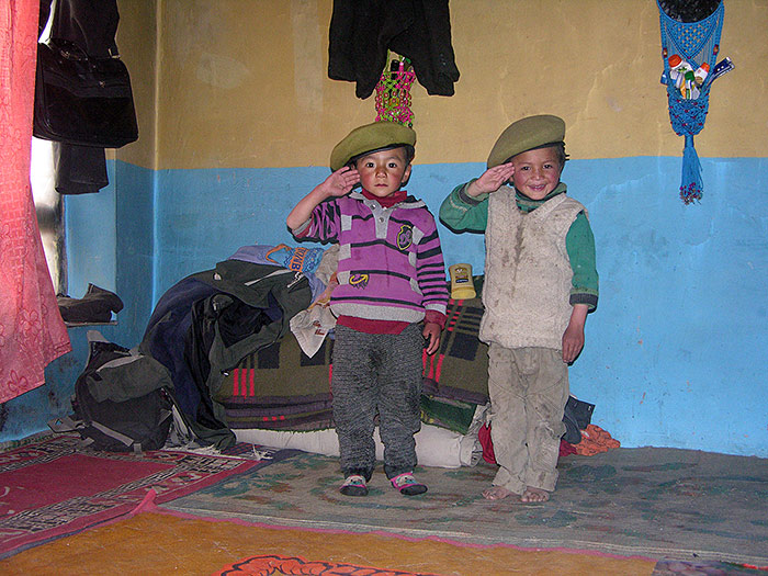 children in Zanskar